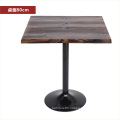 carbonize solid wood bar table